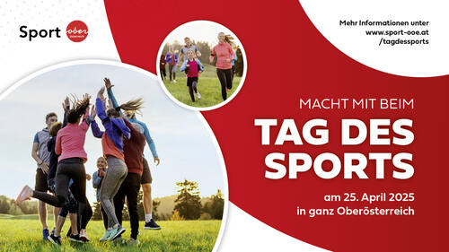 Banner Tag des Sports (Quelle: Land OÖ)